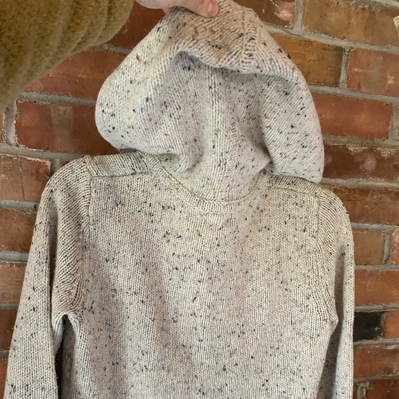 PATAGONIA ranchito hooded sweater merino wool grey size medium - Picture 10 of 11